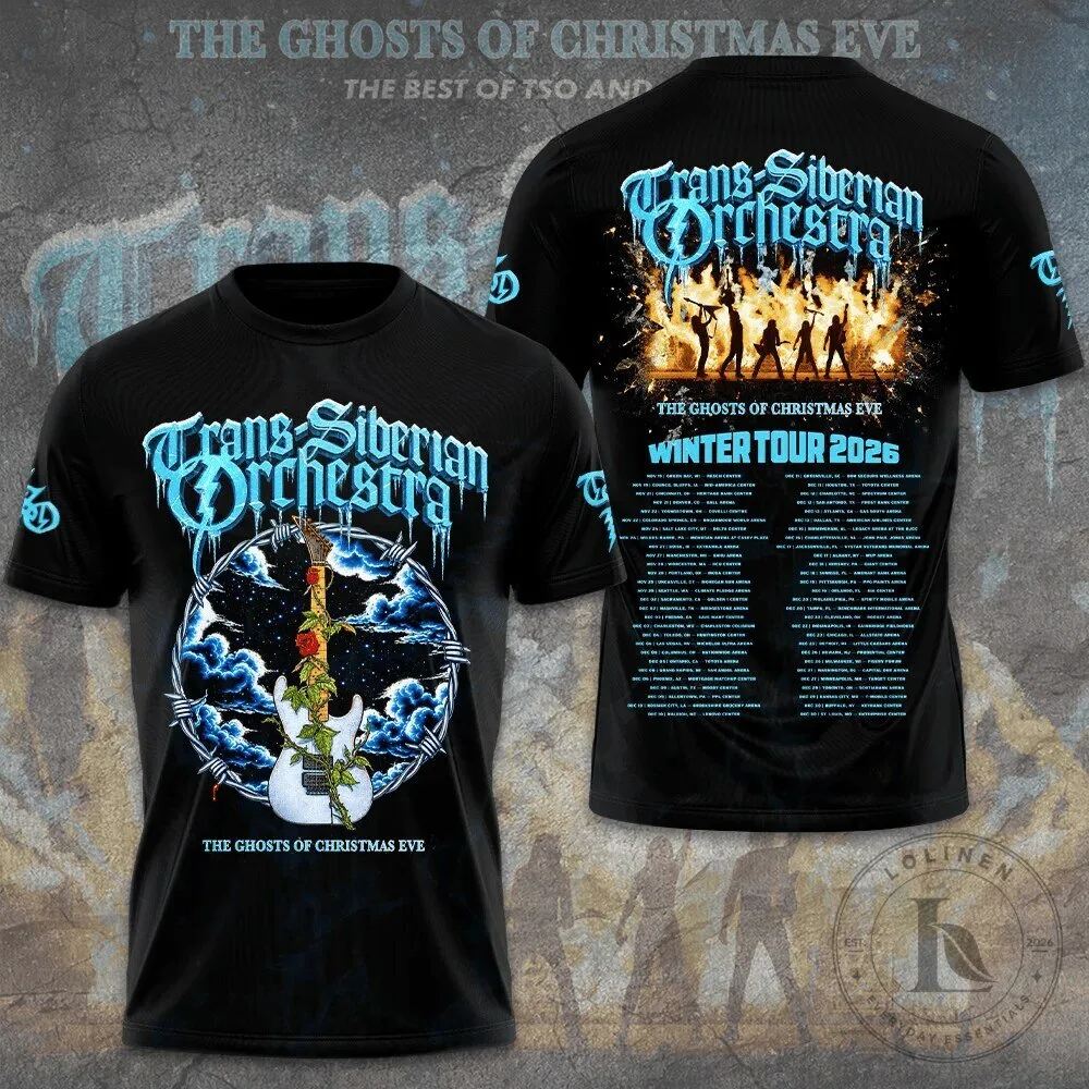 The Ghosts of Christmas Eve Tour 2026 T-Shirt by Trans-Siberian